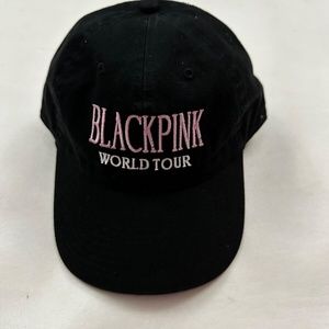 New Blackpink World Tour Graphic Adjustable Black Baseball Hat One Size